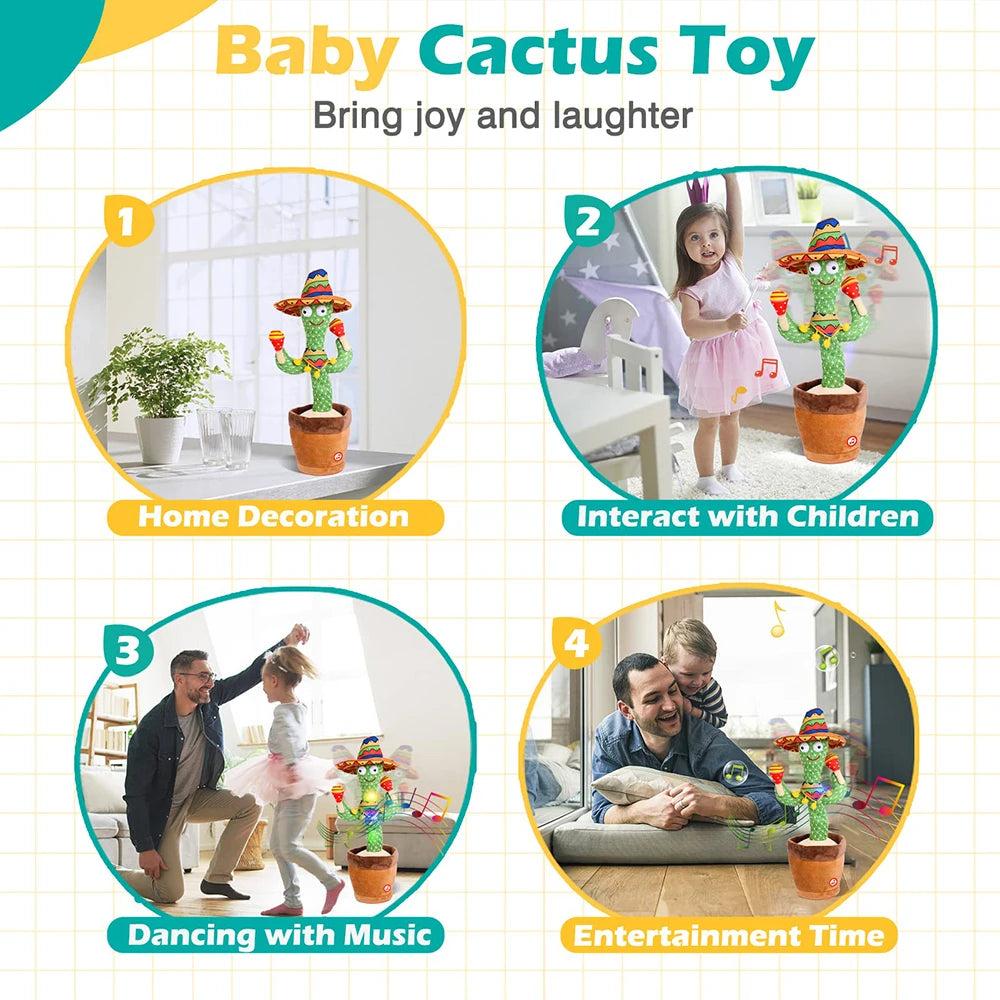 Talking Cactus  Dancing Baby Toy