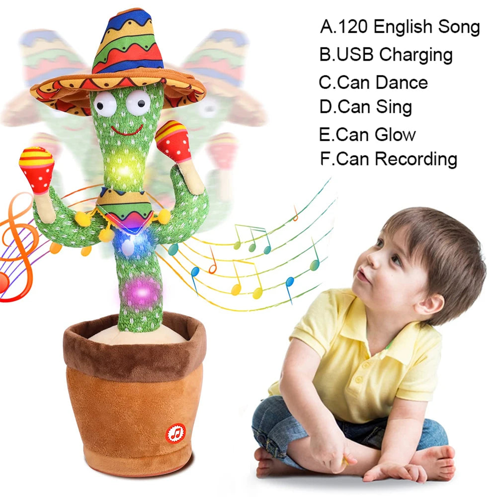 Talking Cactus  Dancing Baby Toy