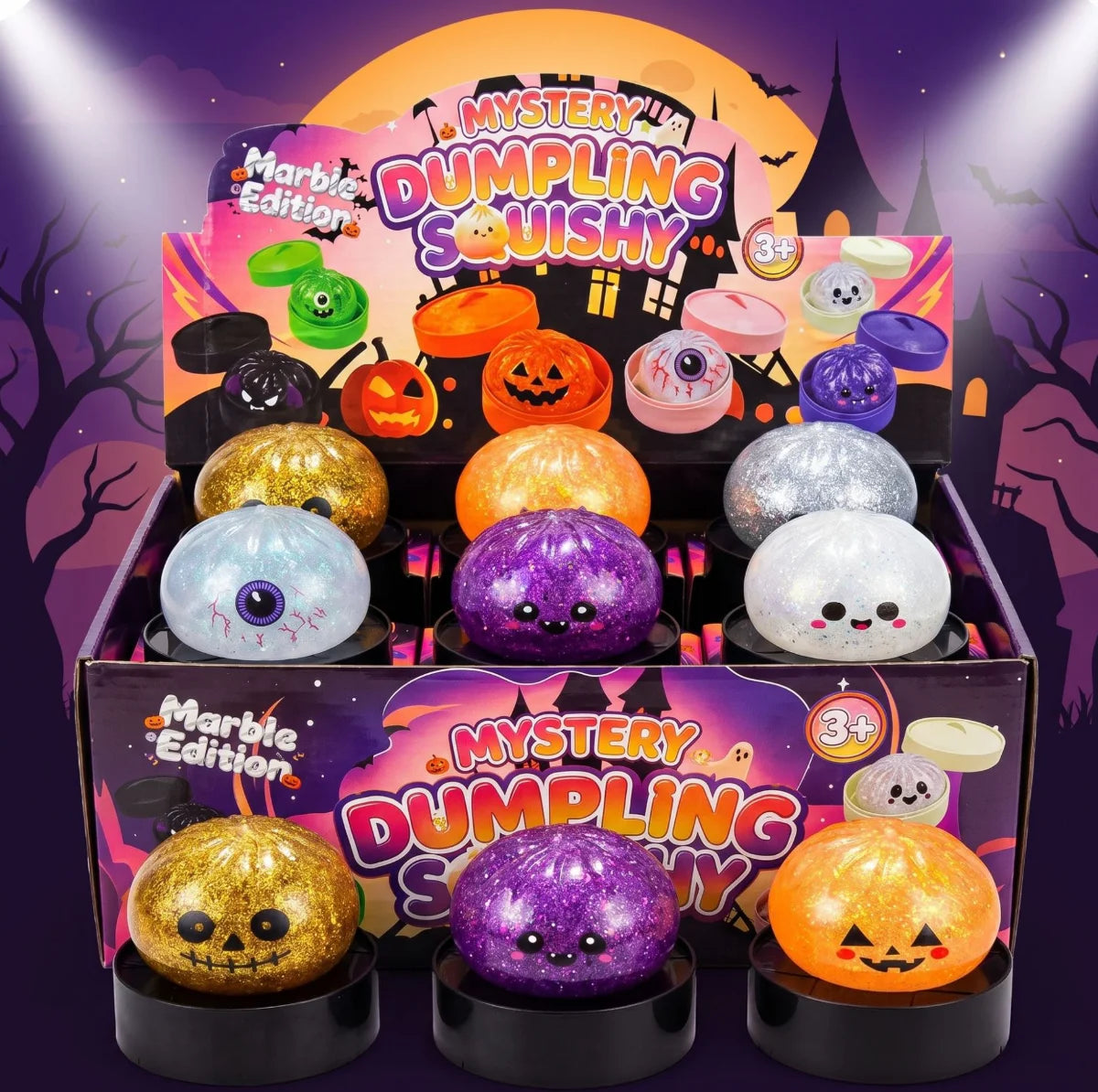 Halloween Glitter Dumpling Mystery Dumpling Squishy
