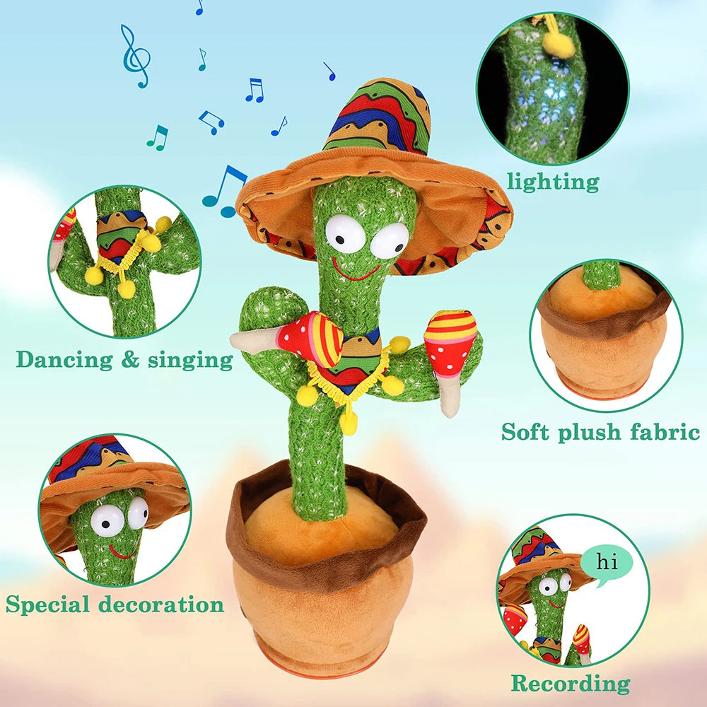Talking Cactus  Dancing Baby Toy