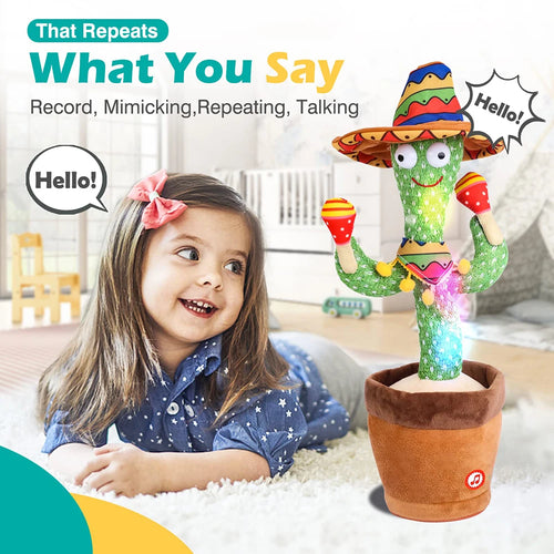 Talking Cactus  Dancing Baby Toy