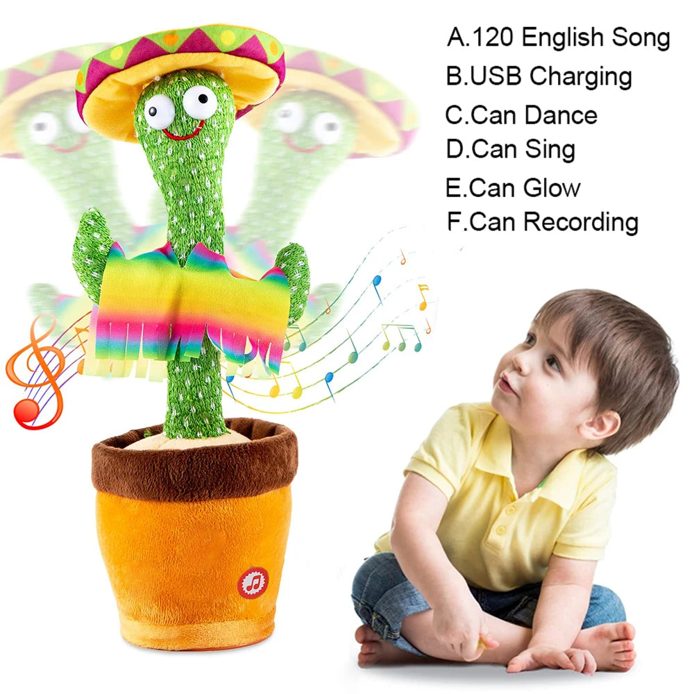 Talking Cactus  Dancing Baby Toy